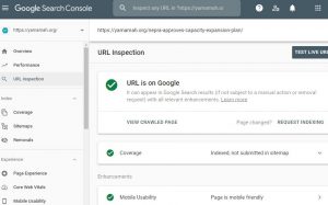 Google search console