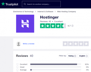 Hostinger Reviews